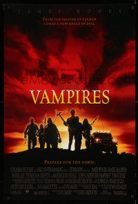 9c796 VAMPIRES DS 1sh '98 John Carpenter, James Woods, cool vampire hunter image!