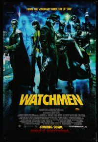 9c813 WATCHMEN who's watching style advance int'l 1sh '09 Zack Snyder, Billy Crudup, Jackie Earle Haley!