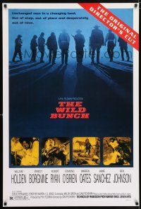 9c826 WILD BUNCH 1sh R95 Sam Peckinpah cowboy classic, Holden, the original director's cut!