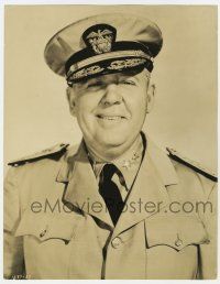 9d159 CHARLES LAUGHTON deluxe 10x13 still '43 smiling portrait in uniform from Stand By For Action!