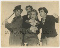 9d146 AT THE CIRCUS deluxe 11x14 still '39 Groucho, Chico & Harpo Marx with pretty Florence Rice!