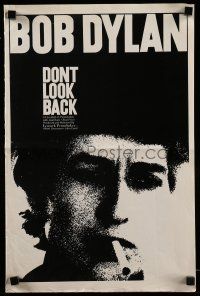 9d508 DON'T LOOK BACK pressbook '67 D.A. Pennebaker, best c/u of Bob Dylan with cigarette in mouth!