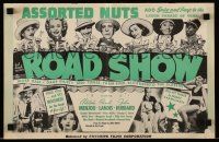 9d617 ROAD SHOW pressbook R46 Hal Roach, assorted nuts Adolphe Menjou, Carole Landis & more!