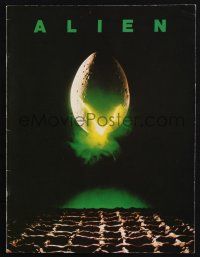 9d671 ALIEN souvenir program book '79 Ridley Scott outer space sci-fi monster classic!