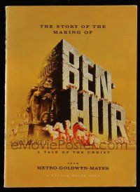 9d686 BEN-HUR softcover souvenir program book '60 Charlton Heston, William Wyler classic!
