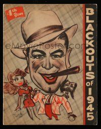 9d696 BLACKOUTS OF 1945 stage play souvenir program book '45 Rancho art, Marie Wilson, 4th year!