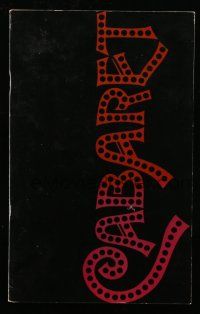 9d711 CABARET souvenir program book '72 Liza Minnelli in Nazi Germany, directed by Bob Fosse
