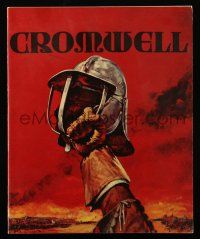 9d732 CROMWELL souvenir program book '70 Richard Harris & Alec Guinness, cool Bysouth artwork!