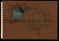 9d734 DARK CRYSTAL hologram spiral-bound die-cut souvenir program book '82 Jim Henson & Frank Oz!