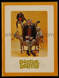 9d738 DOCTOR DOLITTLE souvenir program book '67 Rex Harrison speaks with animals, Richard Fleischer