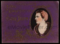 9d740 DON JUAN die-cut souvenir program book '26 John Barrymore as the famous lover, Mary Astor!