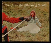 9d755 FAR FROM THE MADDING CROWD souvenir program book '68 Julie Christie, Stamp, Schlesinger