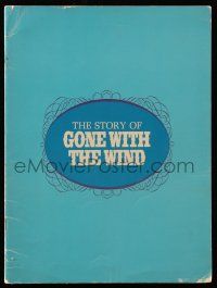 9d775 GONE WITH THE WIND souvenir program book R67 the story behind the most classic movie!