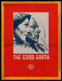 9d778 GOOD EARTH souvenir program book '37 Asian Paul Muni & Luise Rainer, Pearl S. Buck novel!