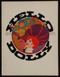9d805 HELLO DOLLY souvenir program book '70 Barbra Streisand & Walter Matthau, Amsel art!