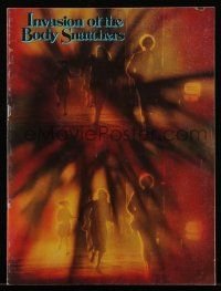 9d827 INVASION OF THE BODY SNATCHERS souvenir program book '78 Philip Kaufman classic remake!