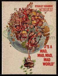 9d831 IT'S A MAD, MAD, MAD, MAD WORLD Cinerama souvenir program book '64 great art by Jack Davis!