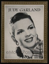 9d839 JUDY GARLAND souvenir program book '60s many wonderful images throughout her career!