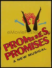 9d898 PROMISES PROMISES stage play souvenir program book '68 Neil Simon, Stubis & Doug art!