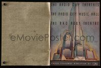 9d904 RADIO CITY ROCKEFELLER CENTER souvenir program book '30s for both the Music Hall & The Roxy!