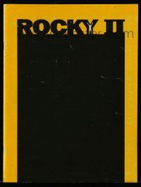 9d915 ROCKY II souvenir program book '79 Sylvester Stallone & Carl Weathers, boxing sequel!
