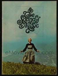 9d941 SOUND OF MUSIC 52pg souvenir program book '65 classic musical, great images of Julie Andrews!