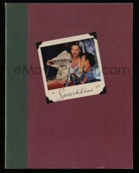 9d947 SPEECHLESS souvenir program book '94 Michael Keaton, Geena Davis, Christopher Reeve