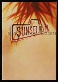 9d957 SUNSET BOULEVARD stage play souvenir program book '93 Andrew Lloyd Webber, Glenn Close!