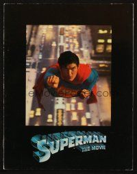 9d958 SUPERMAN souvenir program book '78 comic book hero Christopher Reeve, Gene Hackman, Brando