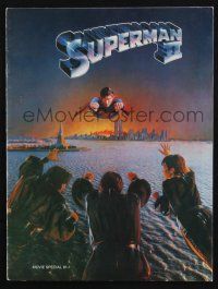 9d959 SUPERMAN II souvenir program book '81 Christopher Reeve, Terence Stamp, Gene Hackman!