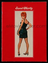 9d960 SWEET CHARITY souvenir program book '69 Bob Fosse musical starring Shirley MacLaine!