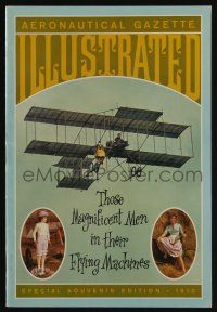9d975 THOSE MAGNIFICENT MEN IN THEIR FLYING MACHINES souvenir program book '65 great images!