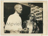 9d207 PAUL NEWMAN/JOANNE WOODWARD English 9x12 news photo '72 at the Cannes Film Festival!