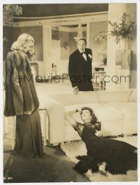 9d219 STAGE DOOR deluxe 10x13.25 still '37 Ginger Rogers & Adolphe Menjou watch Katharine Hepburn!