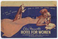 9d358 HOTEL FOR WOMEN herald '39 wonderful sexy pin-up art by George Petty + photo montage!
