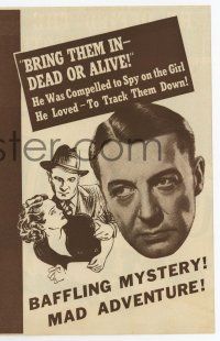 9d424 SCOTLAND YARD COMMANDS herald '36 Clive Brook was compelled to spy on the girl he loved!