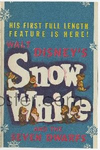 9d430 SNOW WHITE & THE SEVEN DWARFS herald '38 Disney cartoon classic, Gustaf Tenggren art!