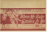 9d464 WHEN MY BABY SMILES AT ME herald '48 sexy Betty Grable & Dan Dailey, different images!