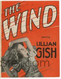 9d466 WIND herald '28 Victor Sjostrom & Frances Marion's epic desolate tale with Lillian Gish!