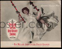 9d520 GIRL IN THE RED VELVET SWING pressbook '55 sexy Joan Collins as Evelyn Nesbitt Thaw!