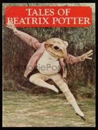 9d963 TALES OF BEATRIX POTTER English souvenir program book '71 great fantasy ballet images!
