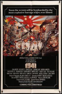 9f007 1941 advance 1sh '79 Spielberg, art of John Belushi, Dan Aykroyd & cast by David McMacken!