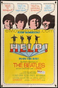 9f373 HELP 1sh '65 The Beatles, John, Paul, George & Ringo, rock & roll classic