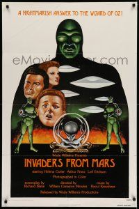 9f429 INVADERS FROM MARS 1sh R76 a nightmarish answer to The Wizard of Oz, cool Theakston art!