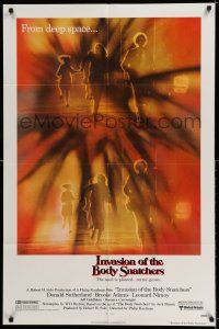 9f430 INVASION OF THE BODY SNATCHERS 1sh '78 Kaufman classic remake of space invaders