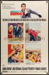 9f601 MISTER BUDDWING 1sh '66 amnesiac James Garner must figure out who he is in one day!