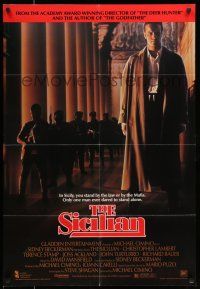 9f792 SICILIAN 1sh '87 Christopher Lambert, Terence Stamp, directed by Michael Cimino!