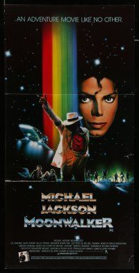 9g250 MOONWALKER Aust daybill '88 great sci-fi art of pop music legend Michael Jackson!