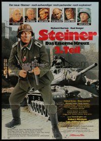 9g431 BREAKTHROUGH German '79 Andrew McLaglen directed, great image of soldier Richard Burton!