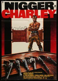 9g517 LEGEND OF NIGGER CHARLEY German '73 slave to outlaw Fred Williamson ain't running no more!